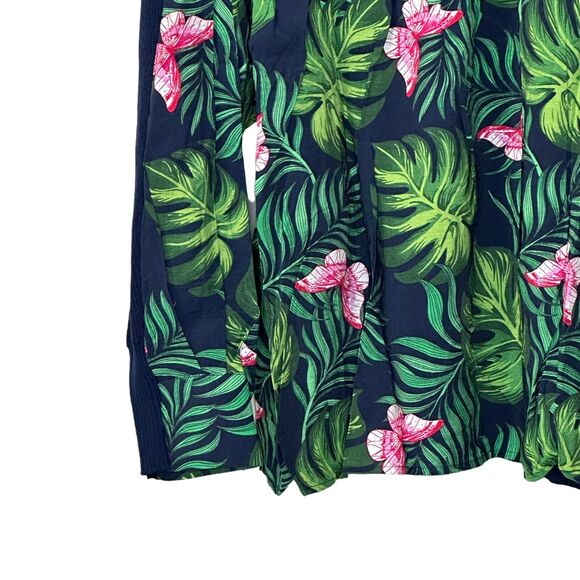 Sandrine Rose Butterfly Fern Mixed Media Wool Cardigan Sweater Women Large NWT - Picture 7 of 12